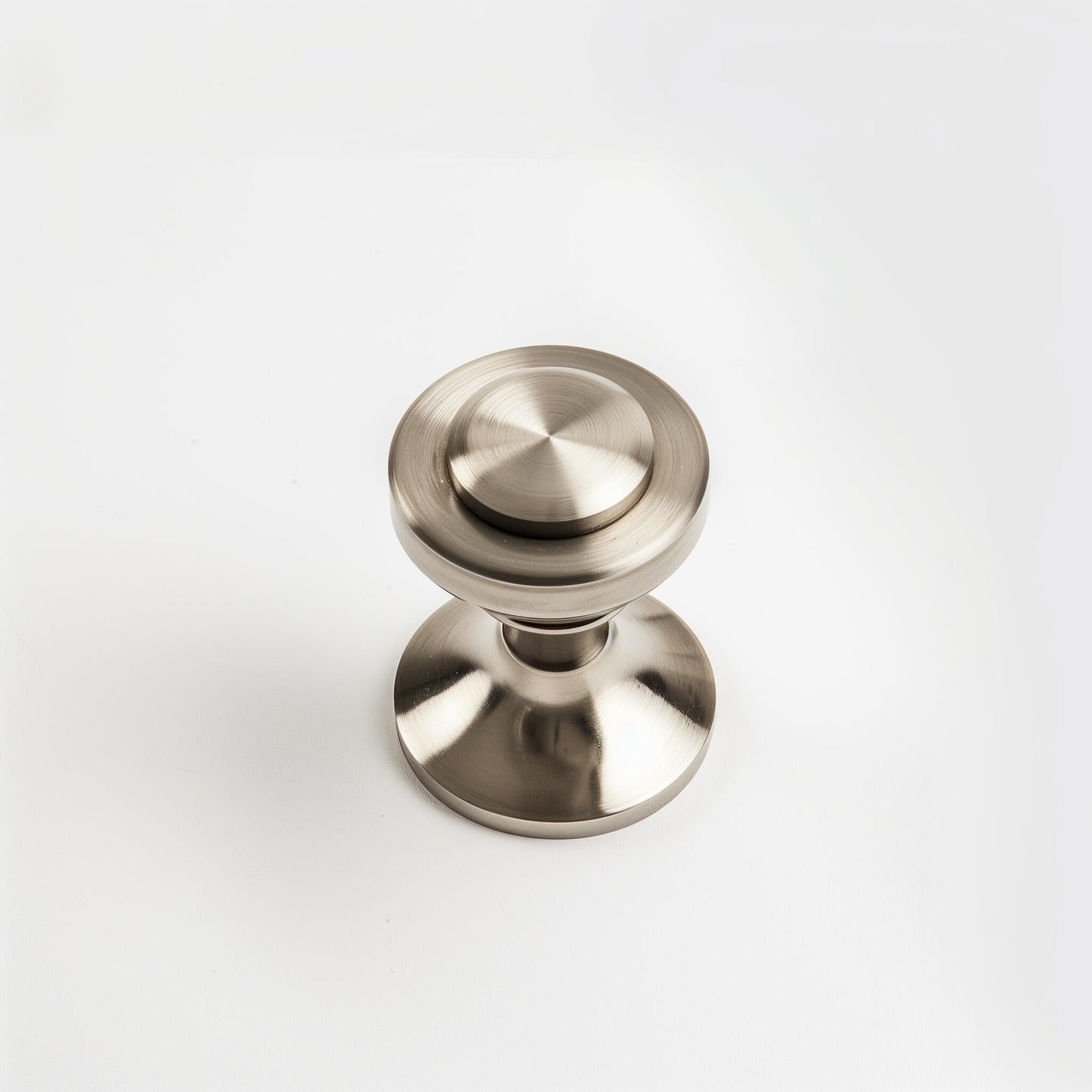 Solid Steel Cabinet Knob – Brushed Nickel Finish